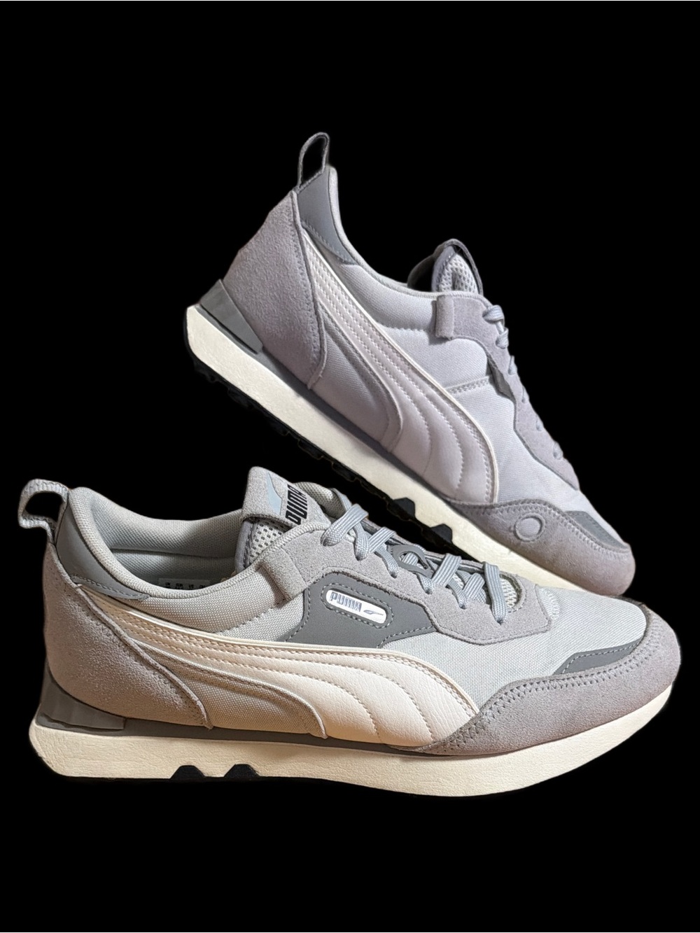Puma RIDER FV Base Low Sedate Grey/Frosted Ivory Men’s size 11 EUC